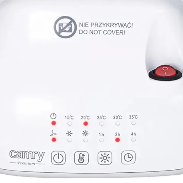 Тепловентилятор 1.5кВт, 220В, Camry CR 7732