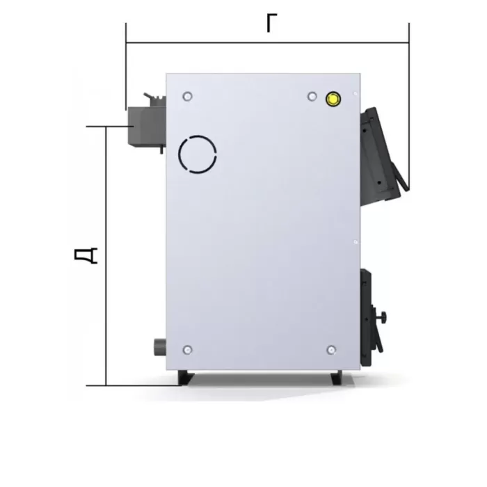 Котел твердотопливный Протек ТТ-21с Д-Люкс