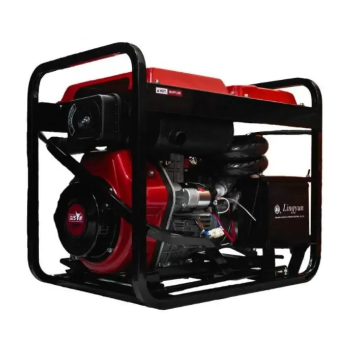 Генератор дизельный однофазный BISON BS8500DCE 6кВт/6,5кВт