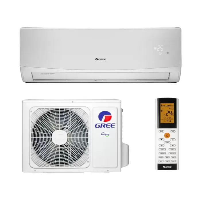 Кондиционер GREE LOMO инверторный Wi-Fi GWH09QC-K6DND2F/I-GWH09AFC-K6DNA2F/O серебро