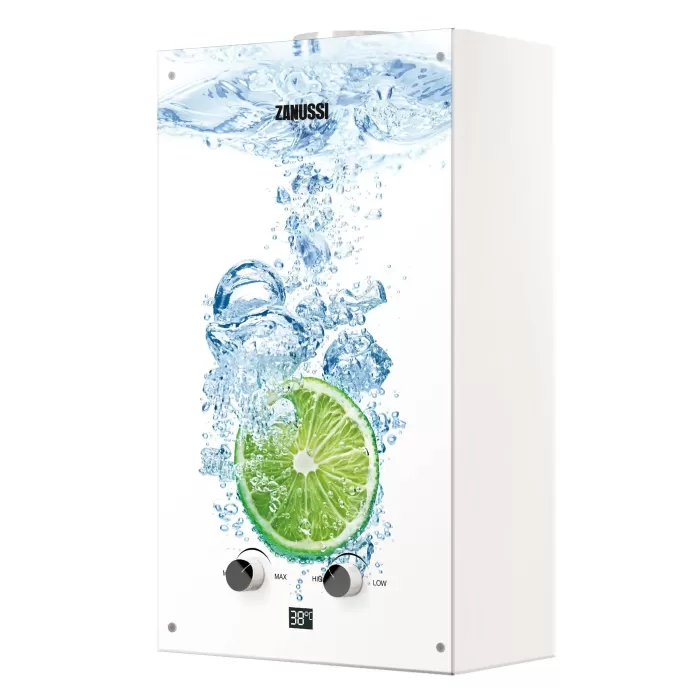 Колонка газовая Zanussi GWH 10 Fonte Glass Lime