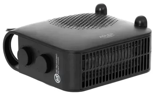 Тепловентилятор 2кВт, 220В, чёрный. ADLER AD 7725b