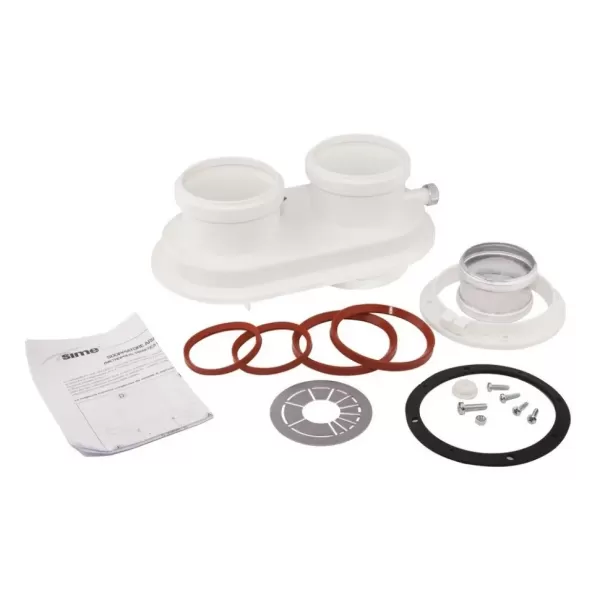 Адаптор коаксиального дымохода для традиц. котлов 60/100-80/80 Innovita