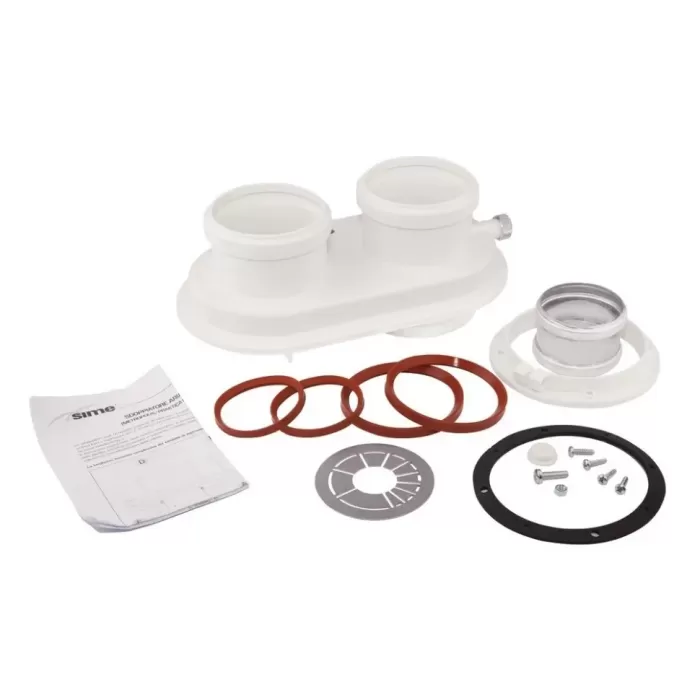 Адаптор коаксиального дымохода для традиц. котлов 60/100-80/80 Innovita